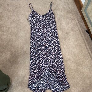 Rails Navy Floral Midi Dress